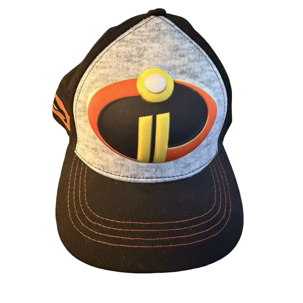 Disney Pixar Incredibles 2 Hat Adjustable Snapback Cap Parr Family Logo New